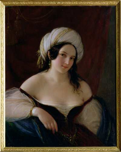 Odalisque door Natale Schiavoni